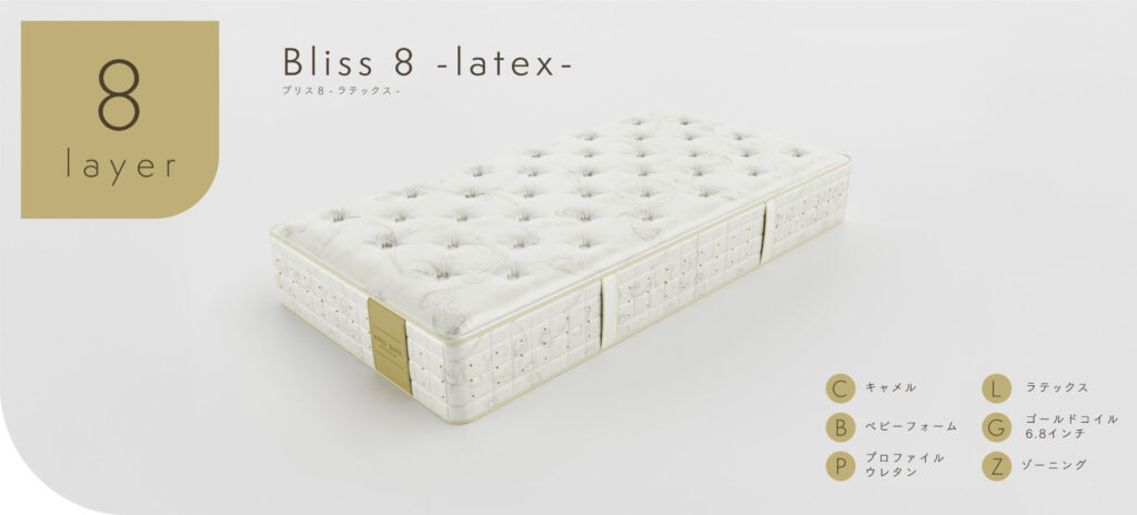 Bliss 8 latex｜KING KOIL マットレス